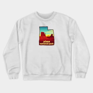 Zion National Park Utah Crewneck Sweatshirt